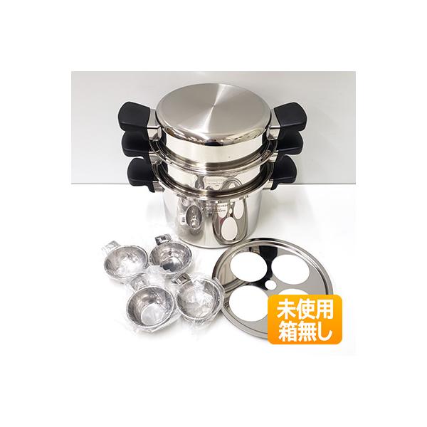 箱なし/未使用】 アムウェイ クィーン 4Lシチューパン セット + 仕切り