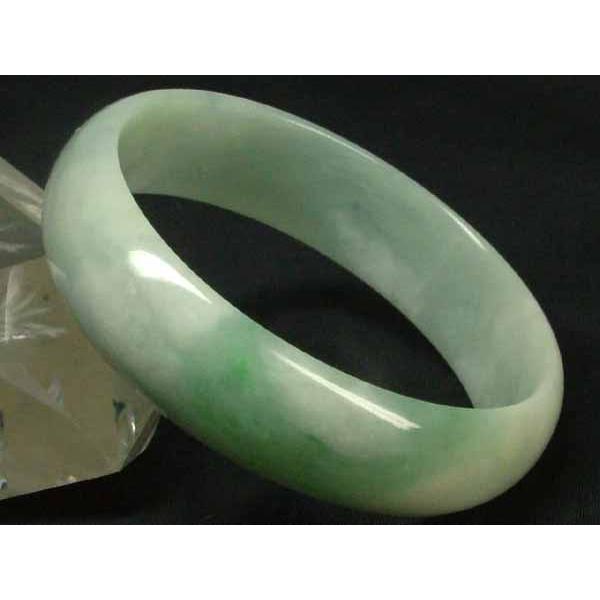 A貨ミャンマー翡翠 小型バングル（内径50mm）c : 龍香堂ストア