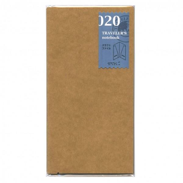 トラベラーズノート レギュラーサイズリフィル クラフトファイル 14332