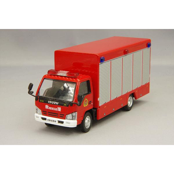 ミニカー/完成品 GCD 1/64 いすゞ Nシリーズ ファイヤートラック 中国