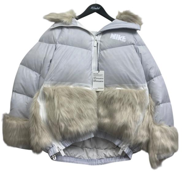 NIKE（ナイキ） 【値下げ】NIKE×sacai ダウンジャケット ホワイト