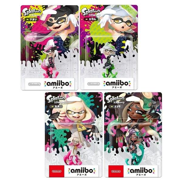 4種セット] amiibo アオリ + ホタル ヒメ イイダ (スプラトゥーン