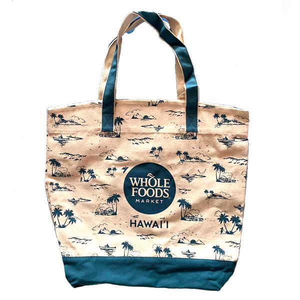 ホールフーズ エコバッグ ホールフーズマーケット 新作 ハワイの景色