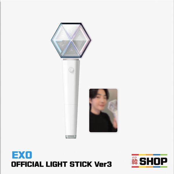 公式特典付き] EXO エクソ 公式 ペンライト OFFICIAL FANLIGHT VER 3.0