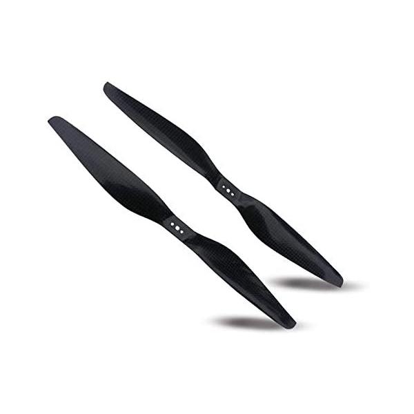 カーボン プロペラ 正反転 ペアセット × 2本 (12インチ 1255) マルチ