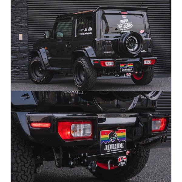ジムニーシエラ JB74W ジムライド エアロ リアショートバンパー ケイ