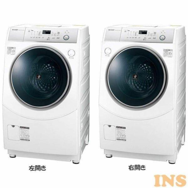 SHARP（シャープ） ドラム式洗濯機 10kg ES-H10C-WL ES-H10C-WR (D