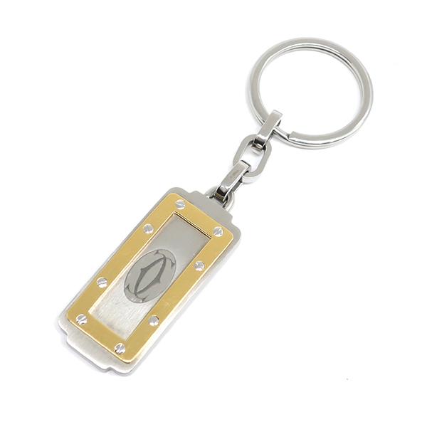 SANTOS DE CARTIER カルティエ キーホルダー サントス ドゥ キーリング