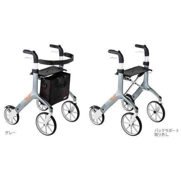 竹虎 レッツフライ（歩行車）／グレー（竹虎）118100 : アイケア