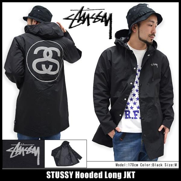 STUSSY（ステューシー） STUSSY Hooded Long ジャケット(stussy JKT