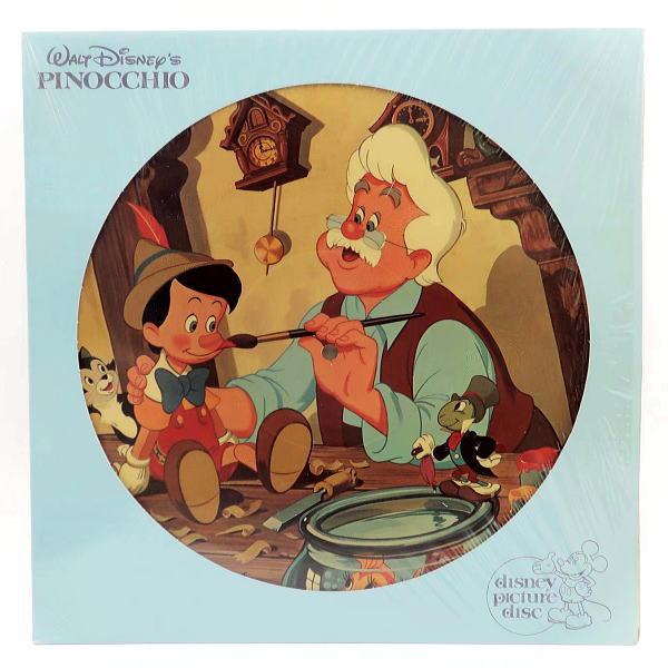 Disney（ディズニー） ピノキオ ピクチャーLPレコード 1980年 USA盤