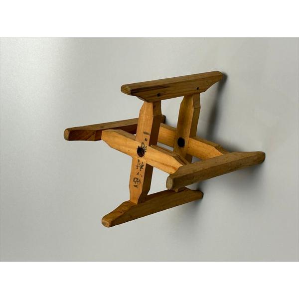 実物 糸巻 木枠 明治時代 いとまき 織染 糸車 古道具 古民具 昭和