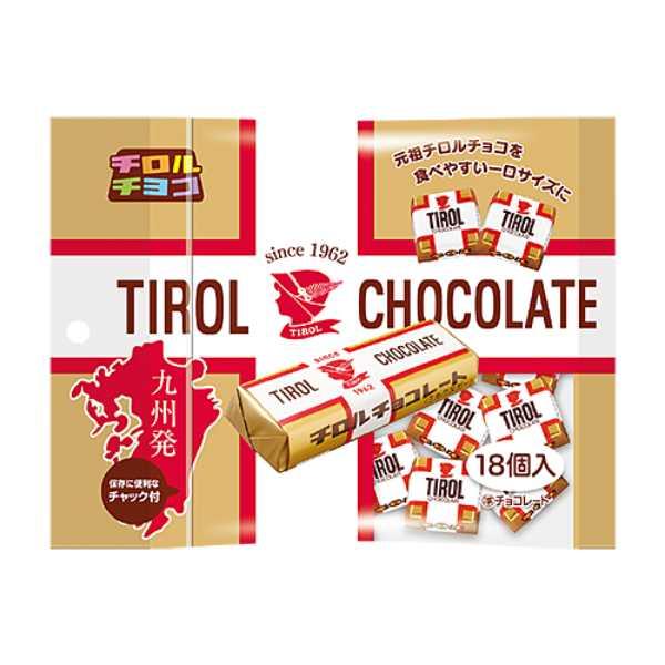 チロルチョコ チロルチョコ〈ミルクヌガーパック〉 18個 10コ入り 2025