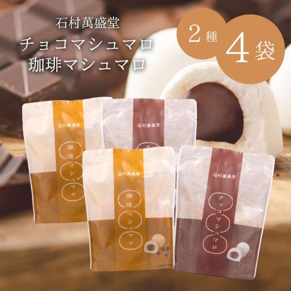 賞味期限：2026/4/21＞ マシュマロ 6個 石村萬盛堂 2種（チョコ 珈琲