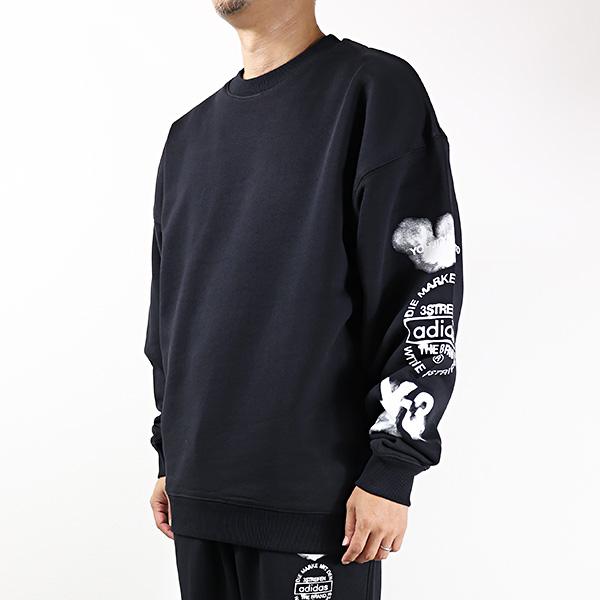 Y-3 ワイスリー スウェットシャツ Graphic Crew Sweatshirts JX4749
