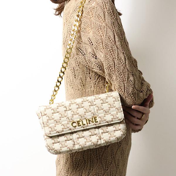CELINE（セリーヌ） ショルダーバッグ Celine Logo Triomphe Chain