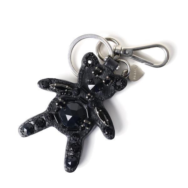 PRADA（プラダ） 【LaGヴィンテージ】PRADA キーホルダー Black Teddy