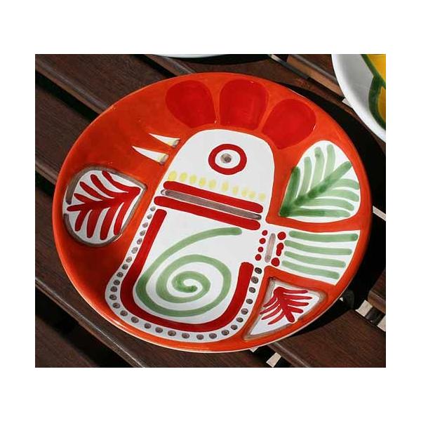 イタリア製 輸入雑貨 シチリア 陶器 絵皿 壁飾り 壁掛け 手描き