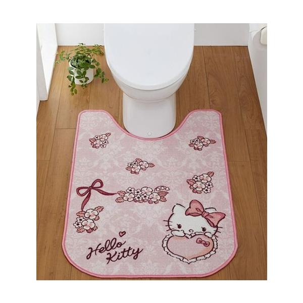 ハローキティ ハローキティトイレマット ロング 胴長マット