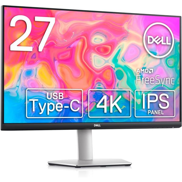 DELL（デル） Dell S2722QC 27インチ 4K モニター : ライフスタイル