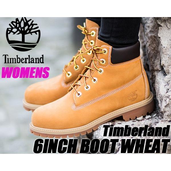 イエローブーツ [ポイント10倍] TIMBERLAND JUNIOR'S 6INCH BOOT WHEAT