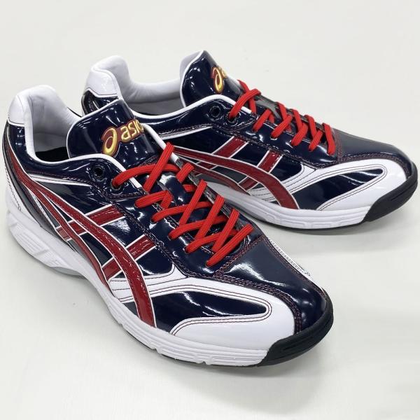 ASICS（アシックス） 【サイズ交換送料無料】ネイビー×ワインレッド