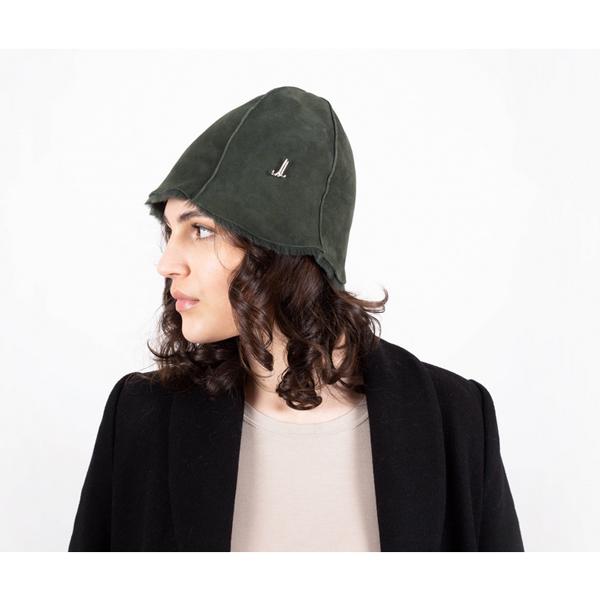 MUHLBAUER（ミュールバウアー） ラムスキン チューリップハット 革