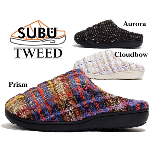 SUBU（スブ） ツイード ウインターサンダル 3色 SUBU WINTER SANDALS