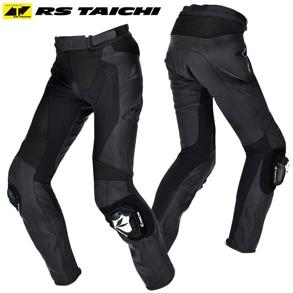 TAICHI RSタイチ エイペックス レザーパンツ ブラック RSY829 : 二輪