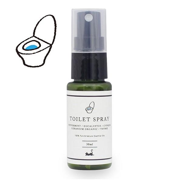 マカダミ屋 トイレ用 トイレアロマスプレー30ml 天然由来100
