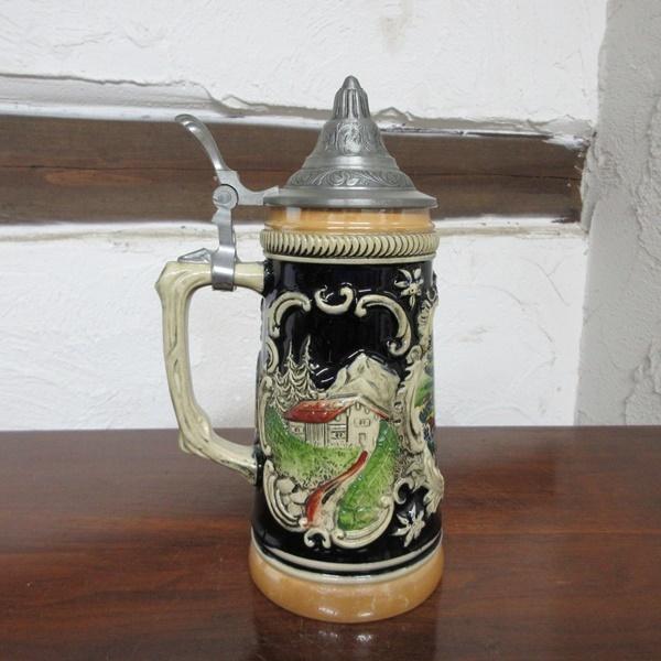 イギリス直輸入 ドイツ製 ヴィンテージ雑貨 ビアマグ ビアジョッキ