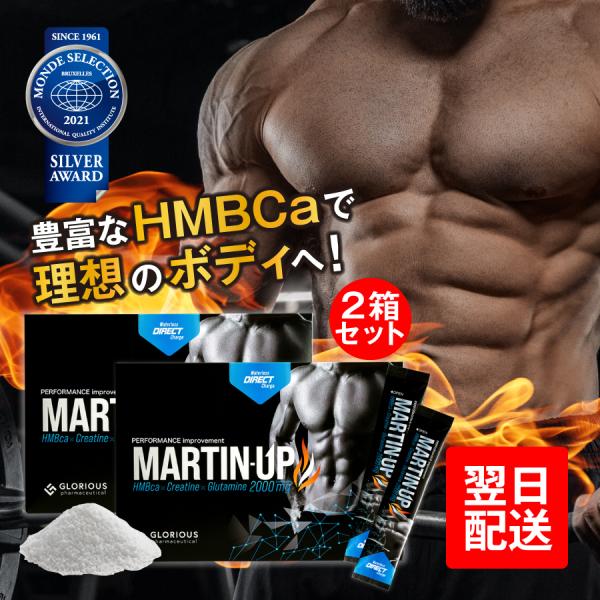 公式 MARTIN-UP (2本) マーチンアップ HMB パウダー サプリメント 筋