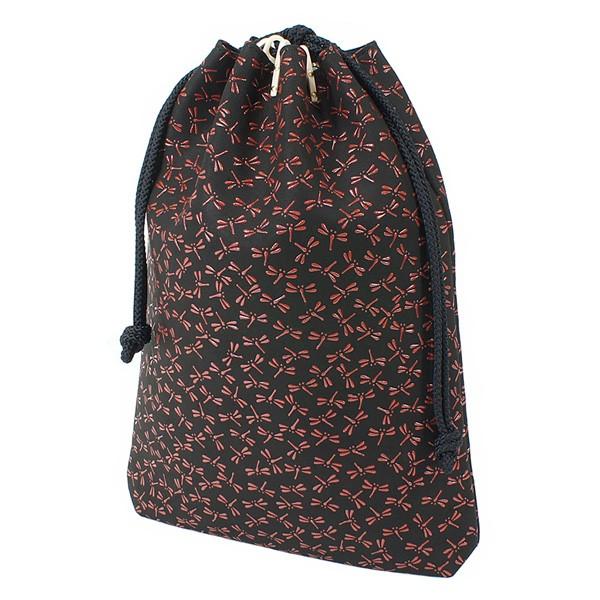 印傳屋（INDEN-YA） 印伝 甲州印伝 上原勇七 合切袋 巾着 3007 とんぼ