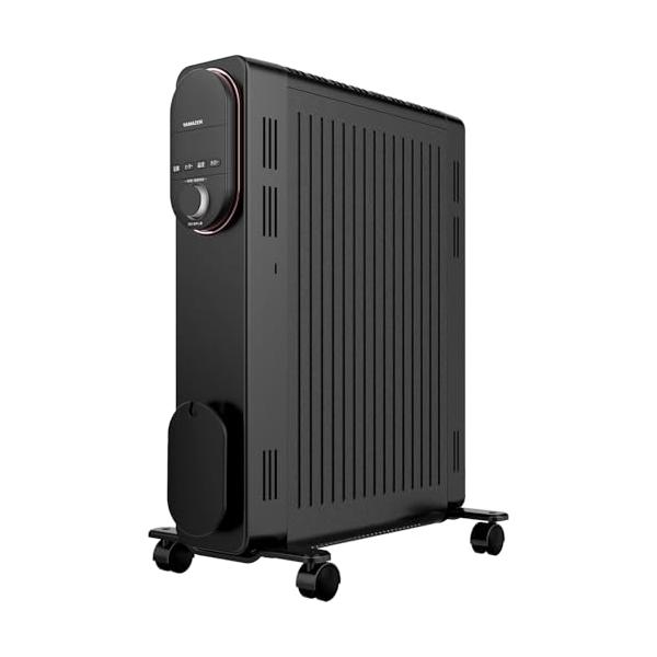 山善] オイルレスヒーター オイルフリーヒーター 1200W 最大8畳 出力3