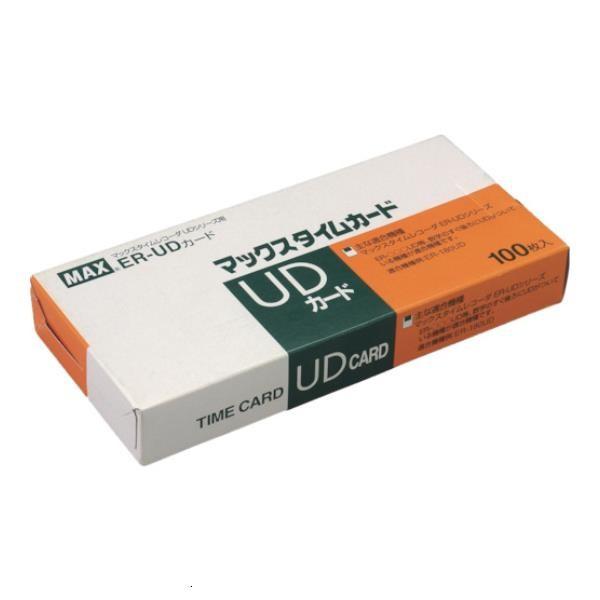 マックス（MAX） タイムレコーダ ER-180UD用タイムカード ERUDCARD 100