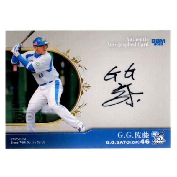 25BBM ライオンズ75周年 Vol.2 G.G.佐藤 直筆サインカード 90枚限定