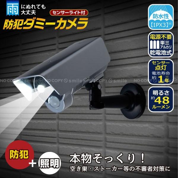 旭電機化成 センサーライト付防犯ダミーカメラ ASL-3309 / ダミー防犯