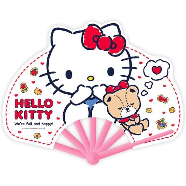 ハローキティ キャラクタープラ扇子 ゆうパケット可 爆買 : おもちゃの