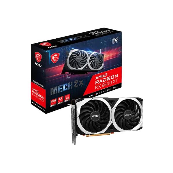 MSI Radeon RX 6600 XT MECH 2X 8G OC グラフィックスカード : sea