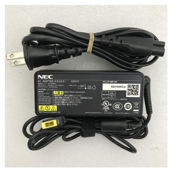 NEC 純正 AC ADAPTER 20V~2.25A ADP007 角型 センターピン有り : 星輝