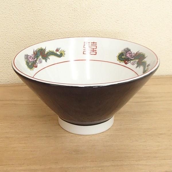 丼 ラーメン鉢 ラーメン丼 黒巻三竜 6.5深口丼 おしゃれ 業務用 中華