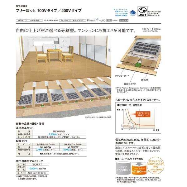 Panasonic（パナソニック） 床暖房フリーほっと 基本施工セット