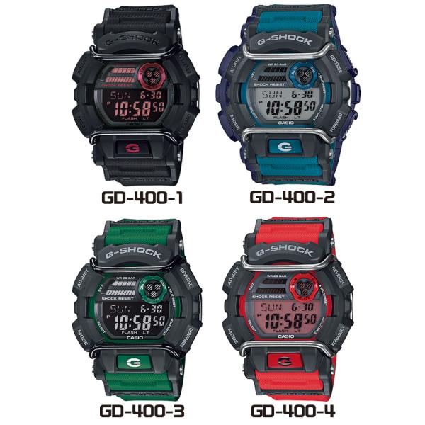 G-SHOCK CASIO GD-400 カシオ 腕時計 デジタル Gショック メンズ