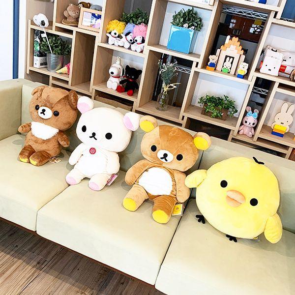 リラックマ コリラックマ ぬいぐるみ L 抱き枕 プレゼント 白 グッズ