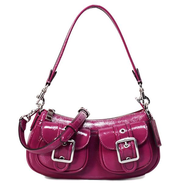 COACH（コーチ） バッグ パテントレザー アシュトン バゲット 2way