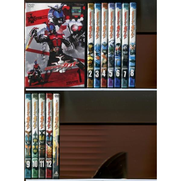 仮面ライダーカブト 全12巻＋劇場版 計13巻セット/DVD 中古 レンタル
