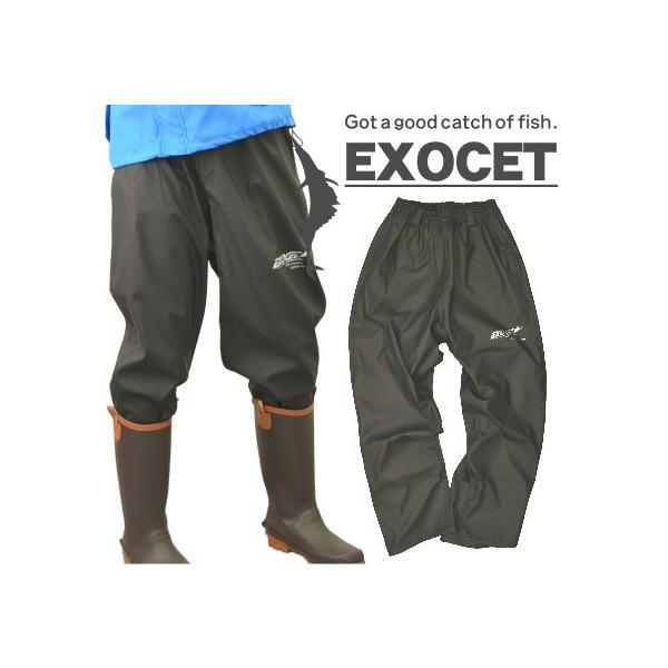 上下別売 EXOCET エグゾゼ ウレタンストレッチレインパンツ F-11002P