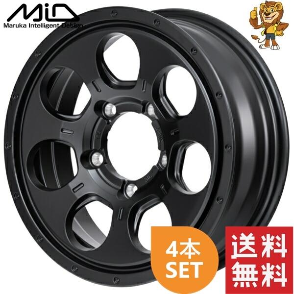 マルカサービス ホイール4本セット MID ROAD MAX MUD AGENT (SGB) 16