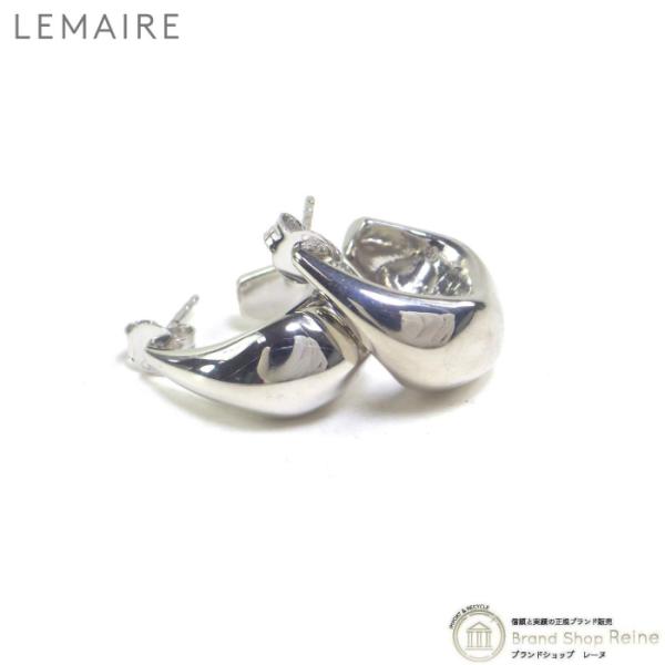 LEMAIRE（ルメール） CURVED MINI DROP ピアス シルバー 両耳用 AC278