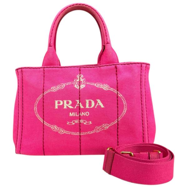 PRADA（プラダ） カナパトートSS ショルダーバッグ キャンバス 1BG439